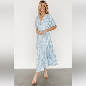 Baltic Born Austin Kimono Dress - Blue Print
